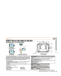 Thumbnail of document Brochure - A-IEF Remote display for Series IEF/IEFB